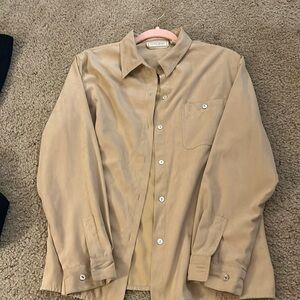 Tan Button Up Shirt